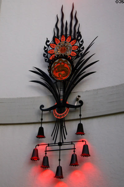 Elaborate lamps at Mann's Chinese Theatre. Hollywood, CA.