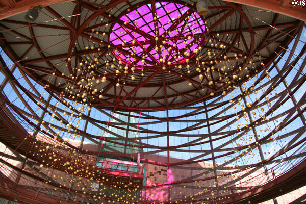 Celestial array in pavilion at California Science Center. Los Angeles, CA.