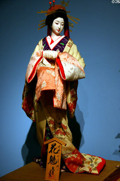 Japanese ceremonial doll (1981) given to President Reagan by Japan at Reagan Museum. Simi Valley, CA.