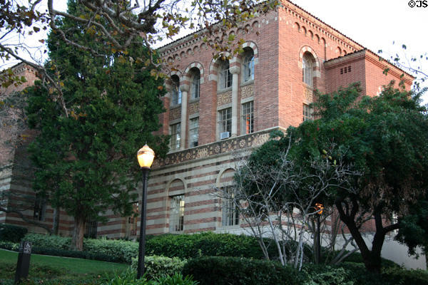 Ernest Carroll Moore Hall of Education (1930) (457 Portola Plaza). Los Angeles, CA. Style: Italian Romanesque. Architect: George W. Kelham.