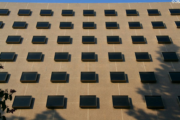 Bunche Hall (1964) (10 floors) (315 Portola Plaza at UCLA). Los Angeles, CA. Architect: Maynard Lyndon.