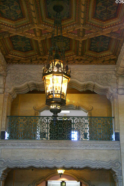 Lobby of Beverly Hills City Hall. Beverly Hills, CA.