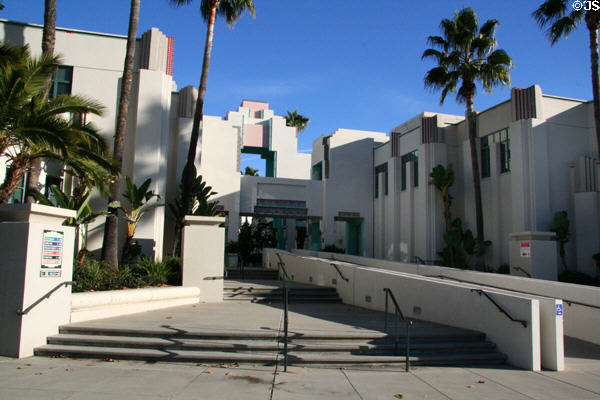 Courtyard of Beverly Hills Civic Center. Beverly Hills, CA.
