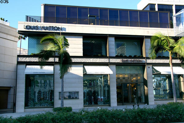 Louis Vuitton store (295 Rodeo Dr.). Beverly Hills, CA.