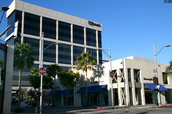 US Bank looms over 301 Rodeo Dr. Beverly Hills, CA.