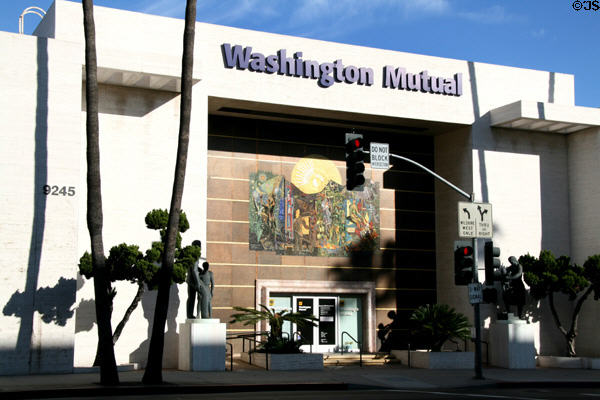 Washington Mutual (originally Home Savings) building (1955) (9245 Wilshire Blvd.). Beverly Hills, CA.