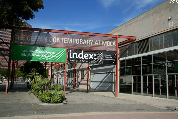 The Geffen Contemporary Art Gallery branch of MOCA in former warehouse. Los Angeles, CA.