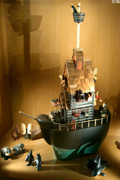 Arctic Ark in Noah's Ark collection at Skirball Cultural Center. Los Angeles, CA.