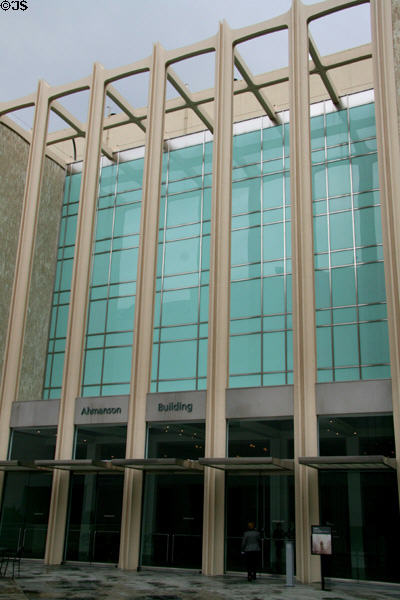 Entrance of LACMA Ahmanson Building. Los Angeles, CA.