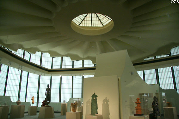 Interior display space of Pavilion for Japanese Art at LACMA. Los Angeles, CA.