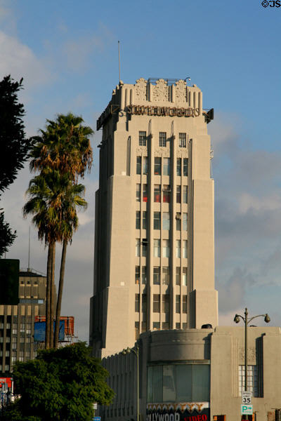 Wilshire Tower (1929) (12 floors) (5514 Wilshire Blvd.) (former Desmonds Dept. Store). Los Angeles, CA. Style: Art Moderne. Architect: Gilbert Stanley Underwood.