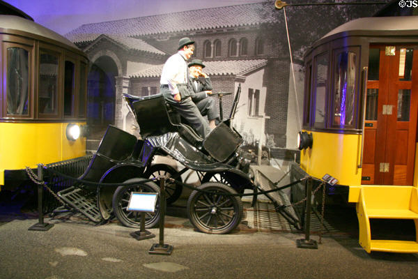 Ford Model T (1922) as depicted Laurel & Hardy's film Hog Wild in 1930 at Petersen Automotive Museum. Los Angeles, CA.