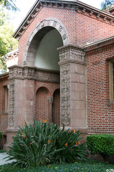 Stoops Library (1922) (705 W 34th) (originally public library, now East Asian Library & Studies Center) at USC. Los Angeles, CA. Architect: L.H. Hubbard, H.S. Gerity & H.A. Kerton.