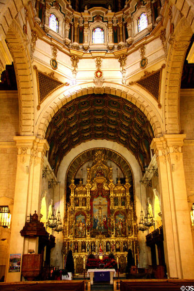 Interior of Saint Vincent Catholic Church. Los Angeles, CA.