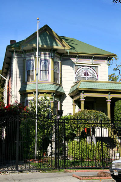 Richard H. Alexander house (c1888) (2119 Estrella Ave.). Los Angeles, CA. Style: Queen Anne.