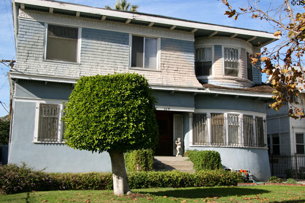 Adlai E. Stevenson birthplace house (1894) (2639 Monmouth Ave.). Los Angeles, CA. Architect: C.W. Wedgewood.