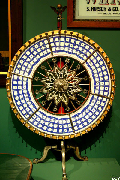 Wheel of Fortune (c1900) by H.C. Evans & Co. at Autry National Center. Los Angeles, CA.