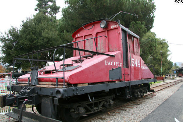 Pacific Electric locomotive #1544 (1902) by North Shore Railway at Travel Town Museum. Los Angeles, CA.