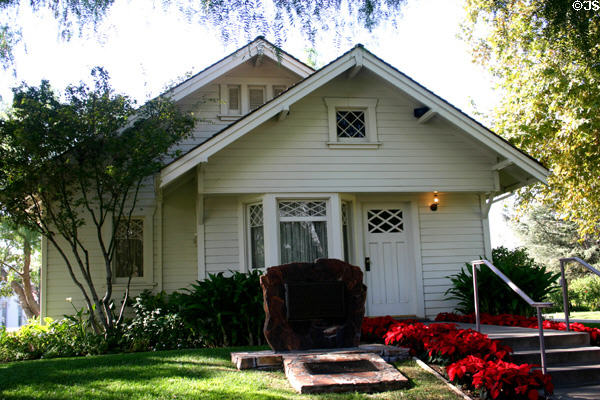 House in which Richard Nixon was born in 1913. Yorba Linda, CA.