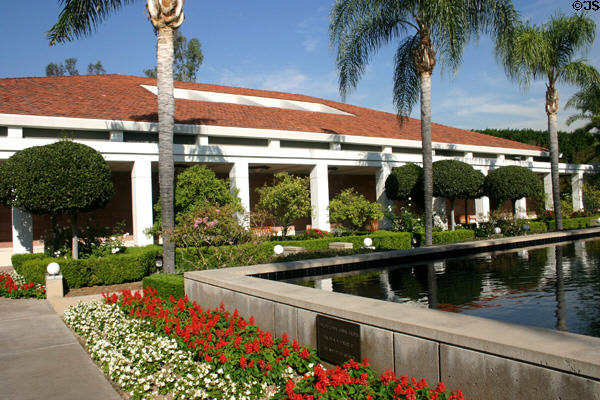 Nixon Library building & garden. Yorba Linda, CA.
