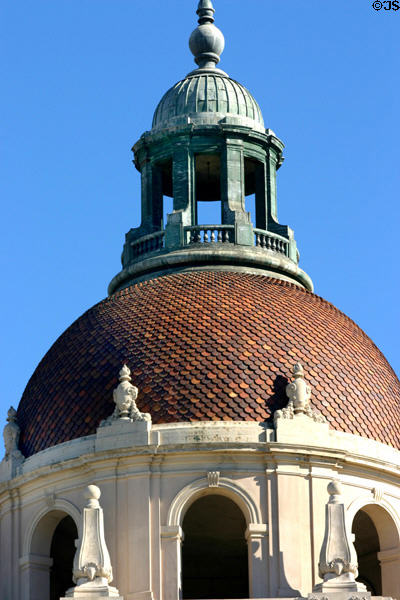 City Hall dome. Pasadena, CA.