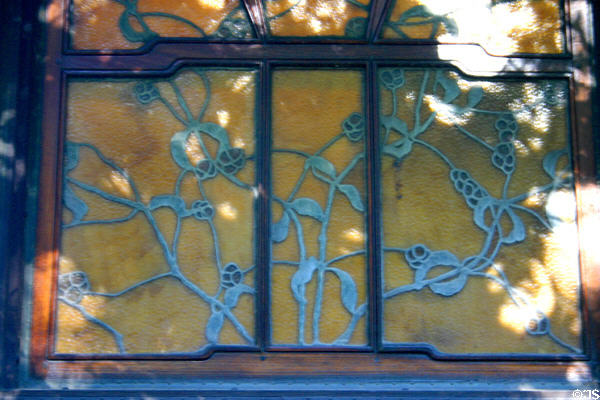 Gamble house stained glass window. Pasadena, CA.