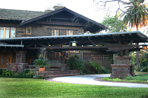 Robert R. Blacker house carriageway. Pasadena, CA.