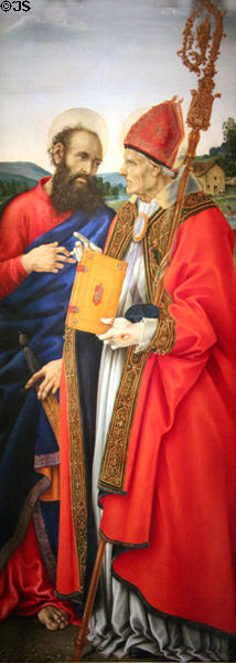 Sts Paul & Frediano (c1483) by Filippino Lippi in Norton Simon Museum. Pasadena, CA.