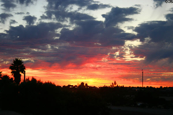 Sunset in San Diego. San Diego, CA.