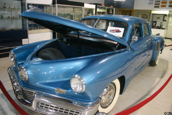 Tucker Torpedo (1948) made in Chicago at San Diego Automotive Museum. San Diego, CA.