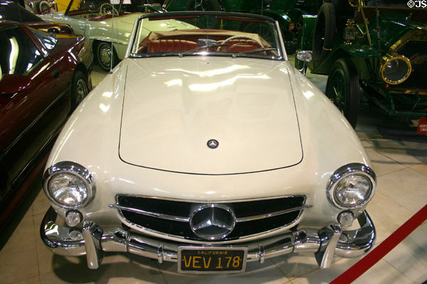 Mercedes 190SL (1962) at San Diego Automotive Museum. San Diego, CA.