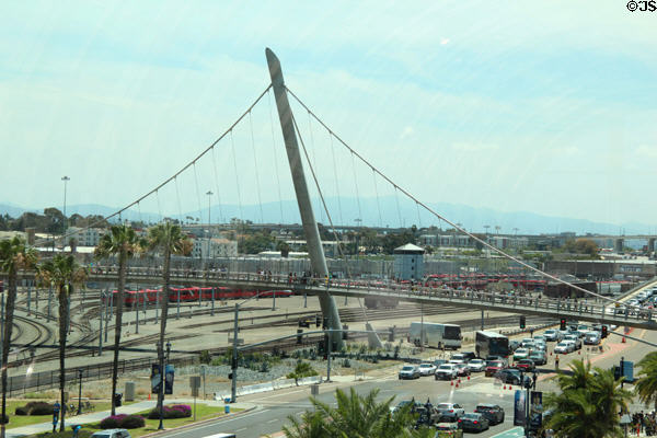 Footbridge at San Diego Convention Center. San Diego, CA.