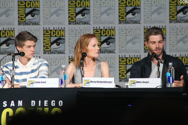 Cast of "Under the Dome" speak at Comic-Con International. San Diego, CA.