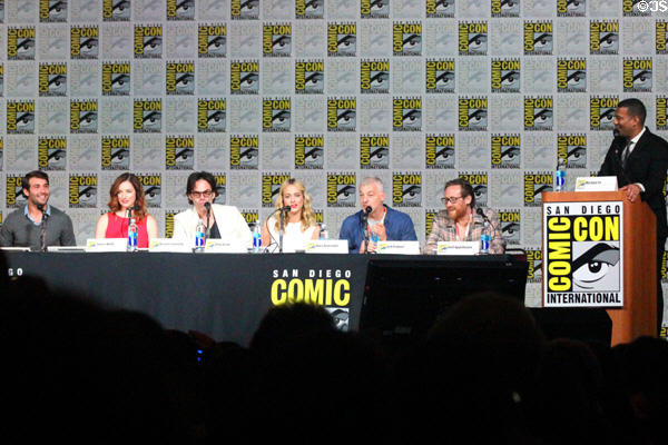 Cast of "Zoo" speak at Comic-Con International. San Diego, CA.