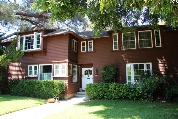 Wooden house (1517 Ynez Pl.). Coronado, CA.