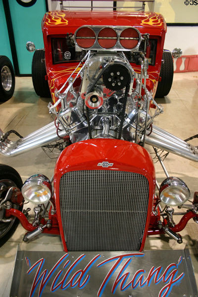 Custom hot rod made from Chevy (1931) at San Diego Automotive Museum. San Diego, CA.
