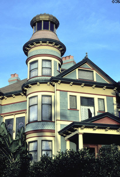 Quartermass-Wilde House (1896) (2404 Broadway). San Diego, CA. Style: Queen Anne.
