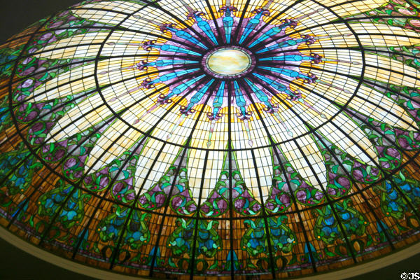 First Church of Christ Scientist stained glass ceiling (not by Gill). San Diego, CA.