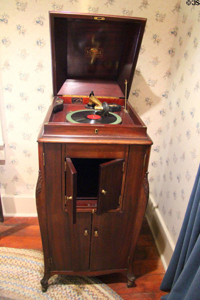 Victor phonograph at Davis House Museum. San Diego, CA.