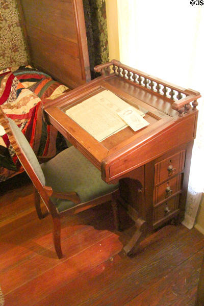 Davenport desk at Davis House Museum. San Diego, CA.
