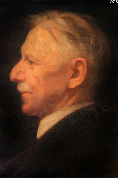 Portrait of George White Marston at Marston House Museum. San Diego, CA.