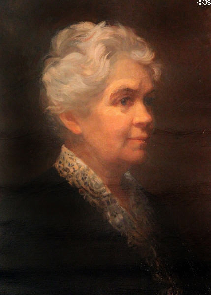 Portrait of Anna Gunn Marston at Marston House Museum. San Diego, CA.