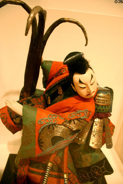 Japanese doll (Edo 19th C) at Mingei Museum. San Diego, CA.