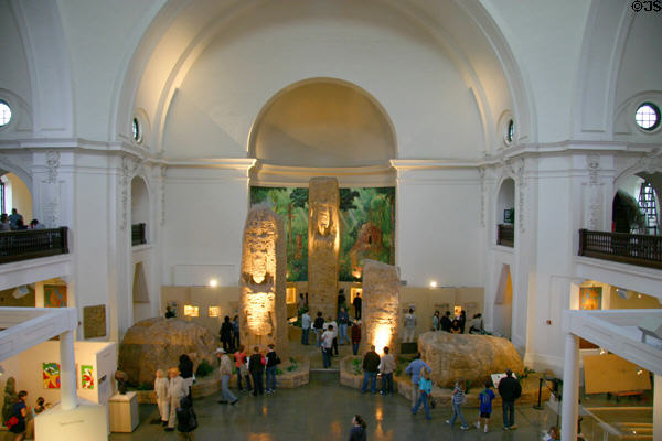 Entrance hall of San Diego Museum of Man. San Diego, CA.