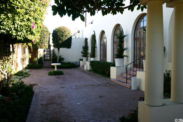 La Jolla Women's Club courtyard. La Jolla, CA.