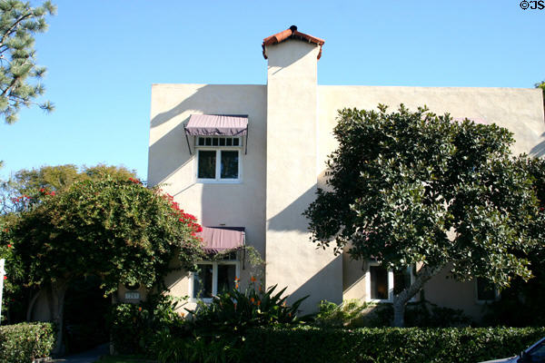 Kautz residence (1913) (7753 Draper St.). La Jolla, CA. Architect: Irving John Gill.