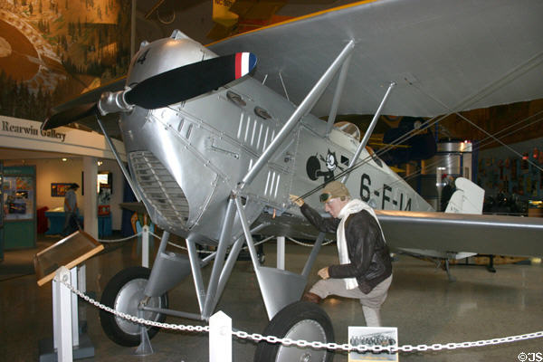 Boeing FB-5 (1926) biplane for aircraft carrier service at San Diego Aerospace Museum. San Diego, CA.