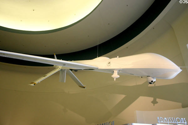 General Atomics Aeronautical Systems RQ-1K Predator unmanned reconnaissance platform (1994) at San Diego Aerospace Museum. San Diego, CA.