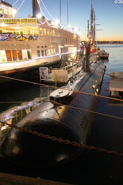 Submarine 555 at Maritime Museum. San Diego, CA.