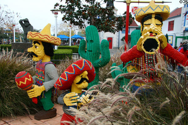 Lego mariachi band at Legoland California. Carlsbad, CA.